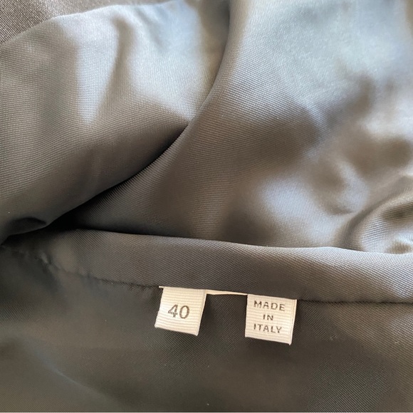 viktor & rolf black rushed shoulder blazer - Picture 6 of 8